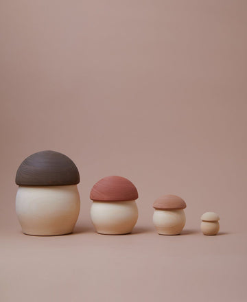 Houten speelgoed set - Matryoshka mushroom - Raduga Grez